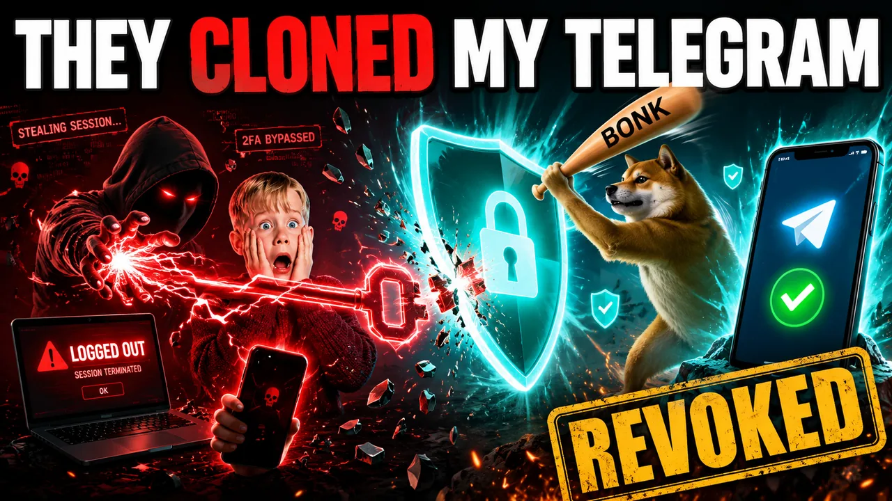 They cloned my Telegram, and the guard revoked it in a second